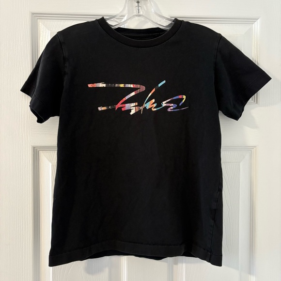 UNIQLO UT “Abstract Expressionist Futura” Kids Black Graphic T-Shirt - Picture 1 of 7